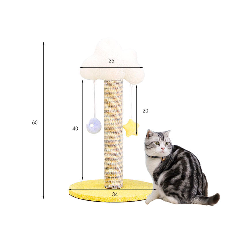 24-inch cloud cat scratching post