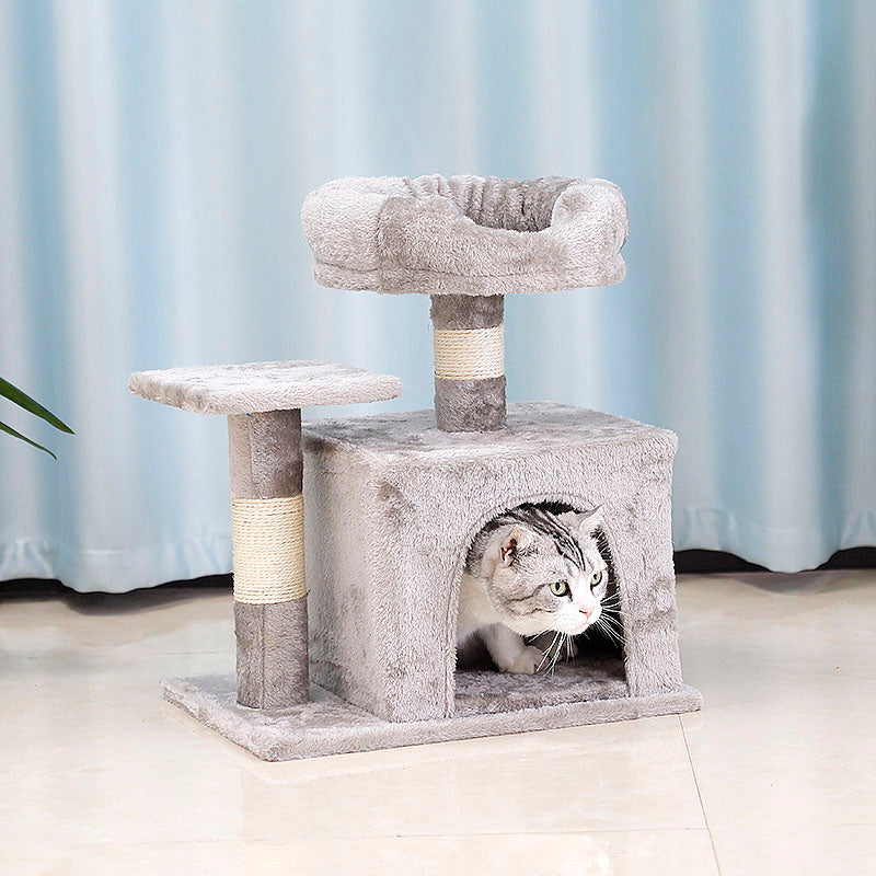 20 inch plush cat tree with condo