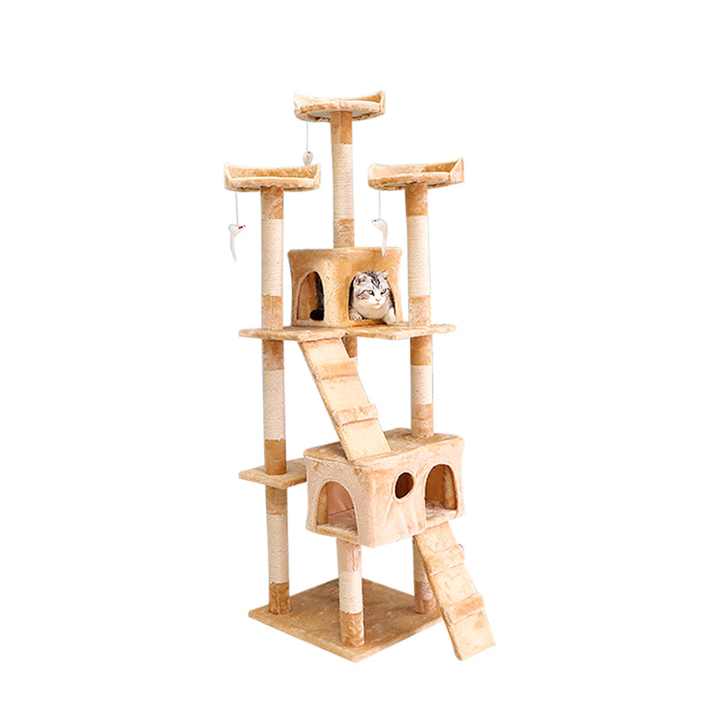 67-inch large cat activity center cat tower