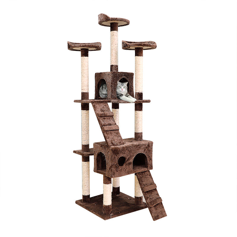 67-inch large cat activity center cat tower