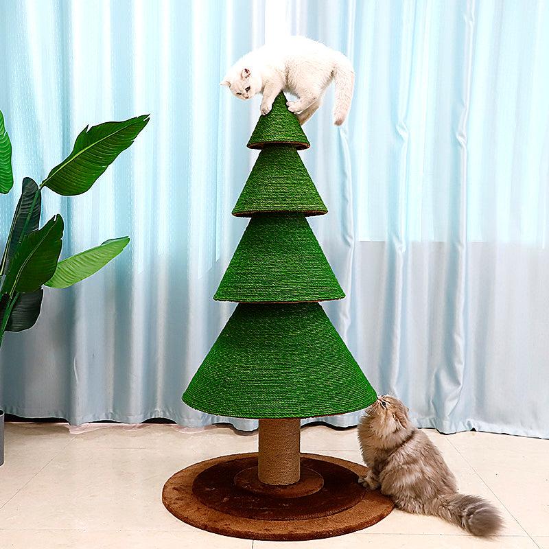 52-inch Christmas tree cat tower