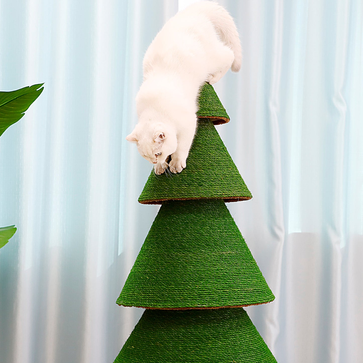 52-inch Christmas tree cat tower