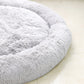 Lux Fur Donut  Dog Bed