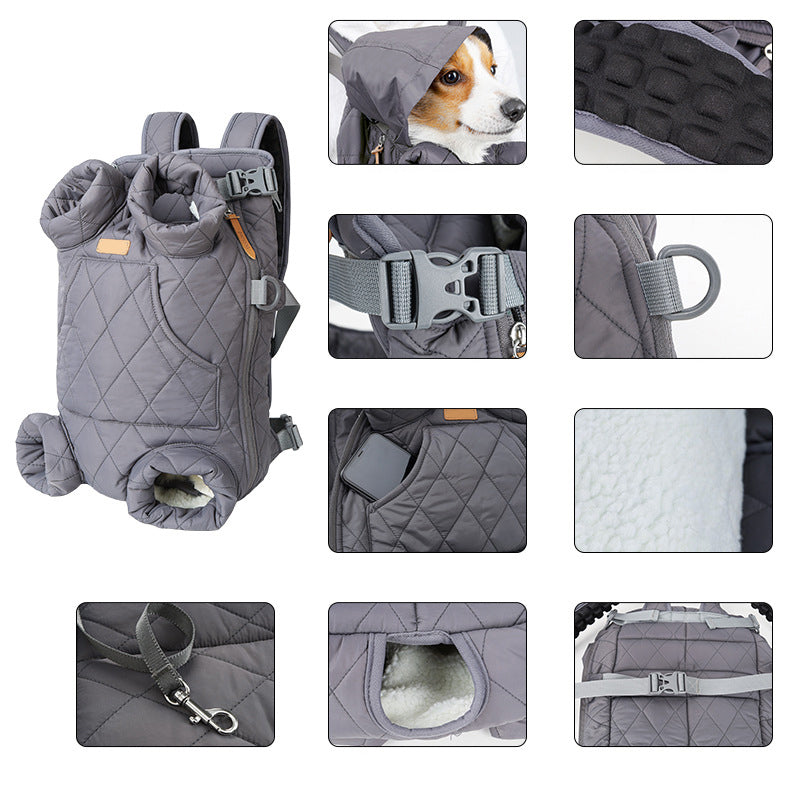 Winter Thickened Pet Carrier