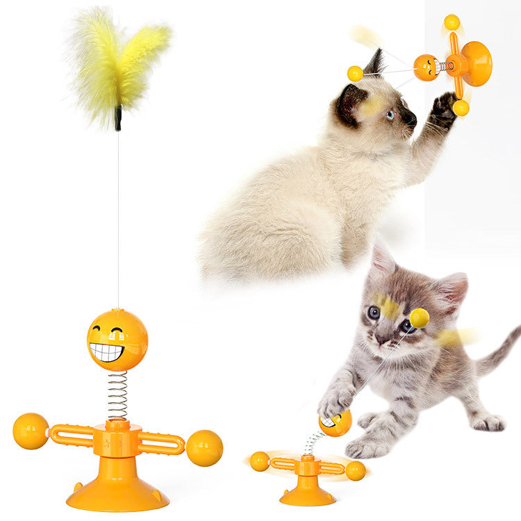 Spring doll cat toys