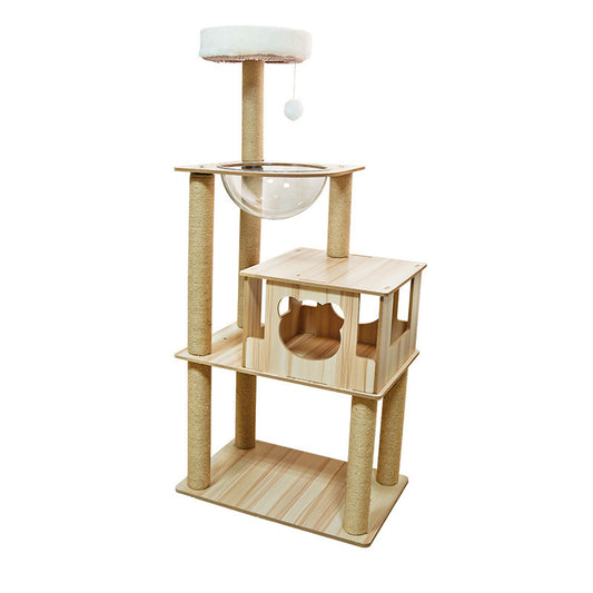 Wooden 5 lever large cat tree