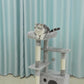 40 inches multiplatform cat tree with big condo