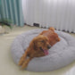 Lux Fur Donut  Dog Bed